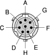 8-pin female socket