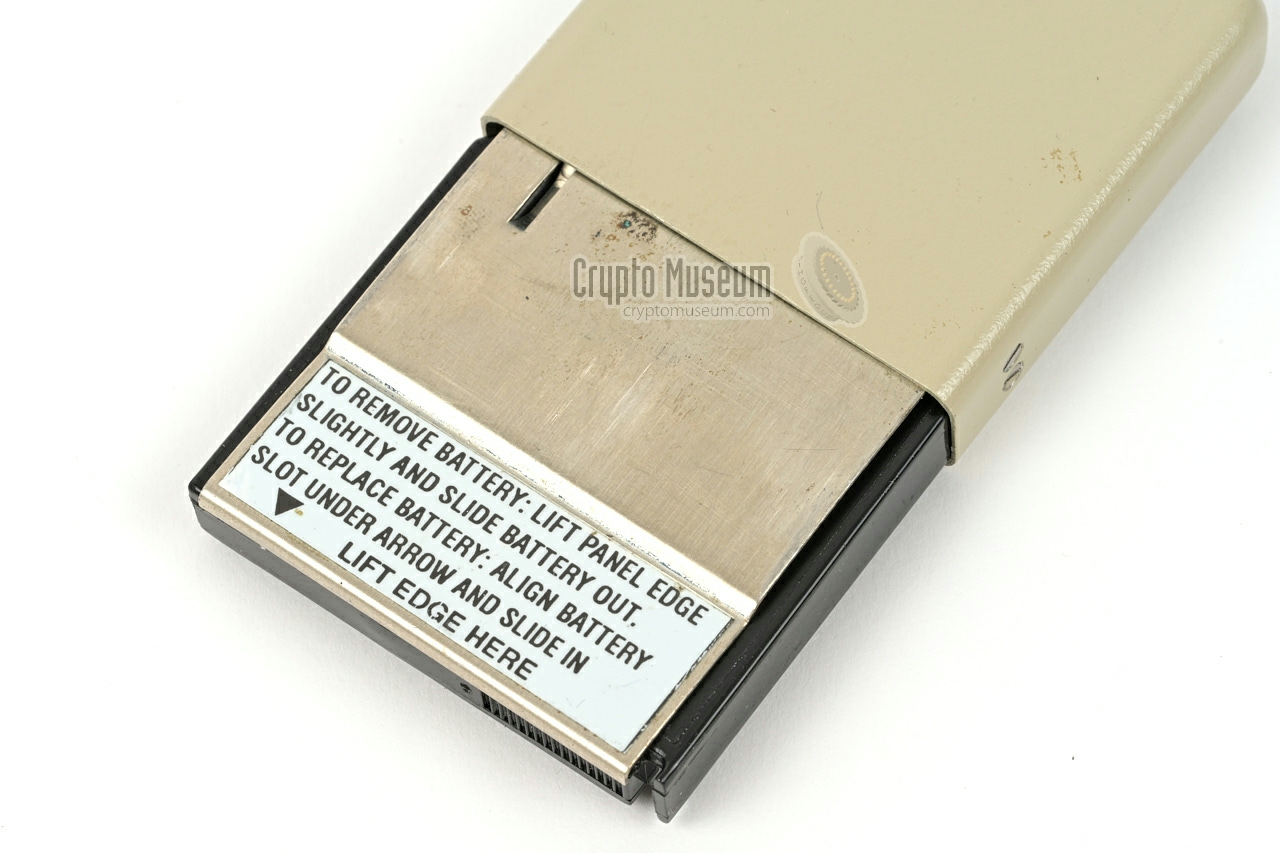 Battery compartment - rear side