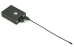 Receiver with straight antenna
