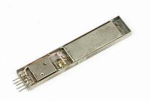 QRR-153 switch-receiver with top cover (and white paste) removed