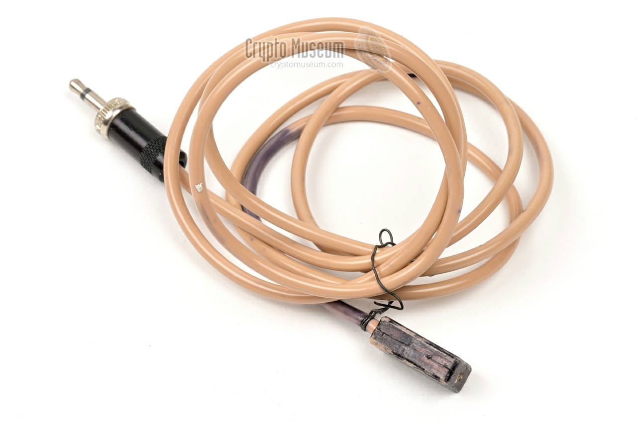 Covert electret microphone