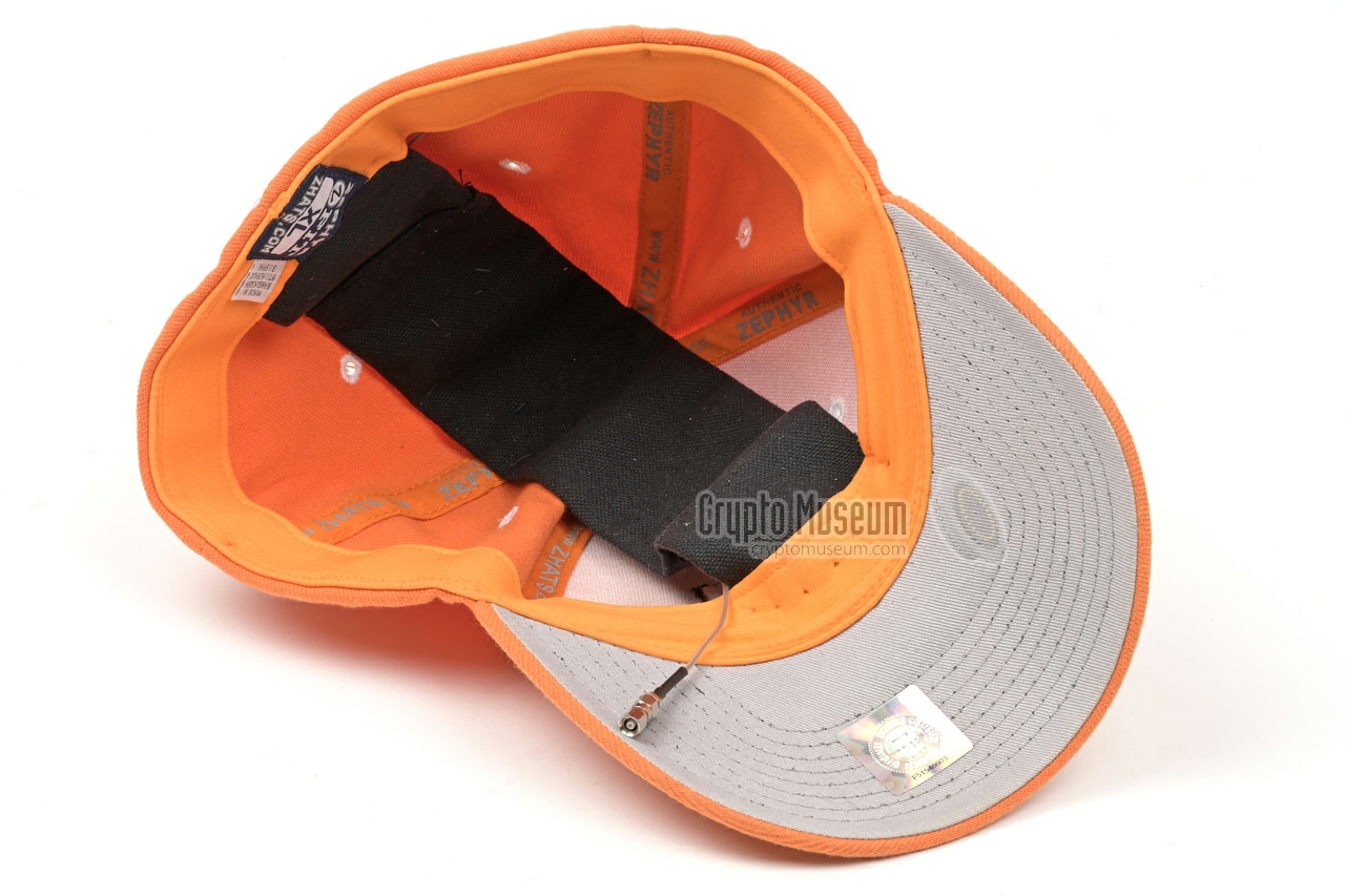 Inside the baseball cap
