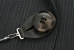 Chain attached to a button