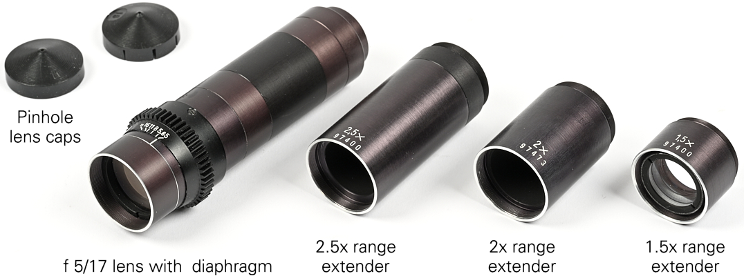 The parts of the SO-3.5.1 lens kit
