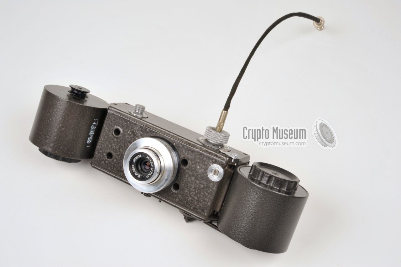 Camera with shutter release cable