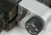 Film speed setting and rewind knob