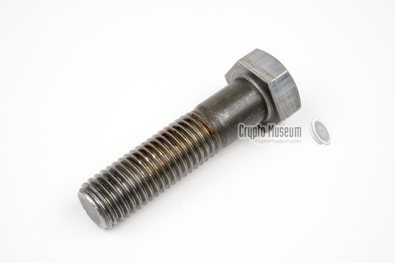 Commonly looking bolt which is actually a concealment device