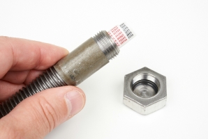 Two tiny little OTP booklets hidden inside the hollow bolt