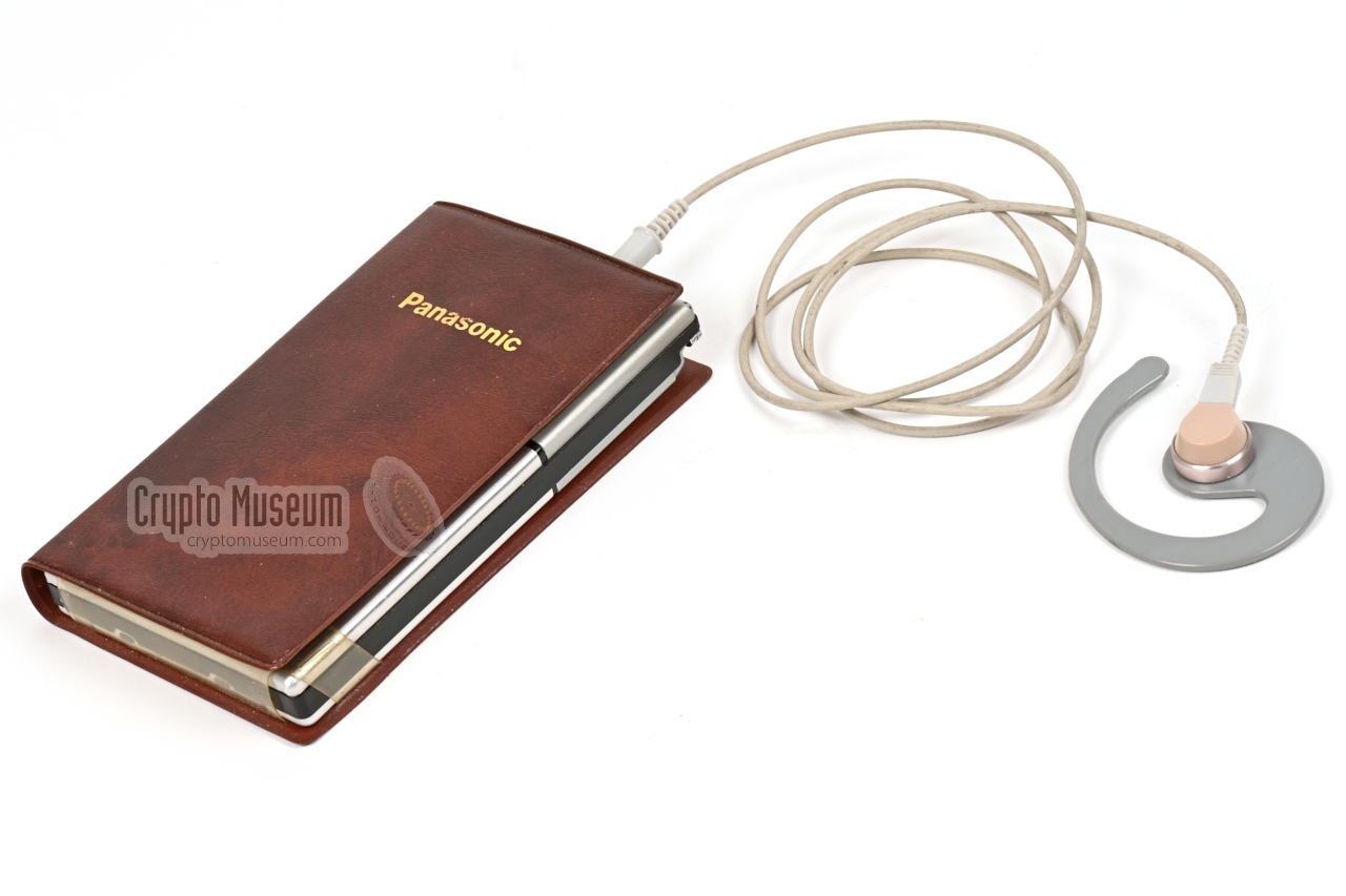 Panasonic RF-015 in leather walled, with earpiece