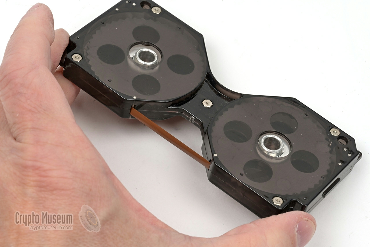 Tape cassette in hand