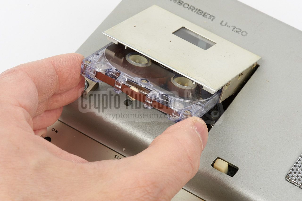 Placing a tape cassette