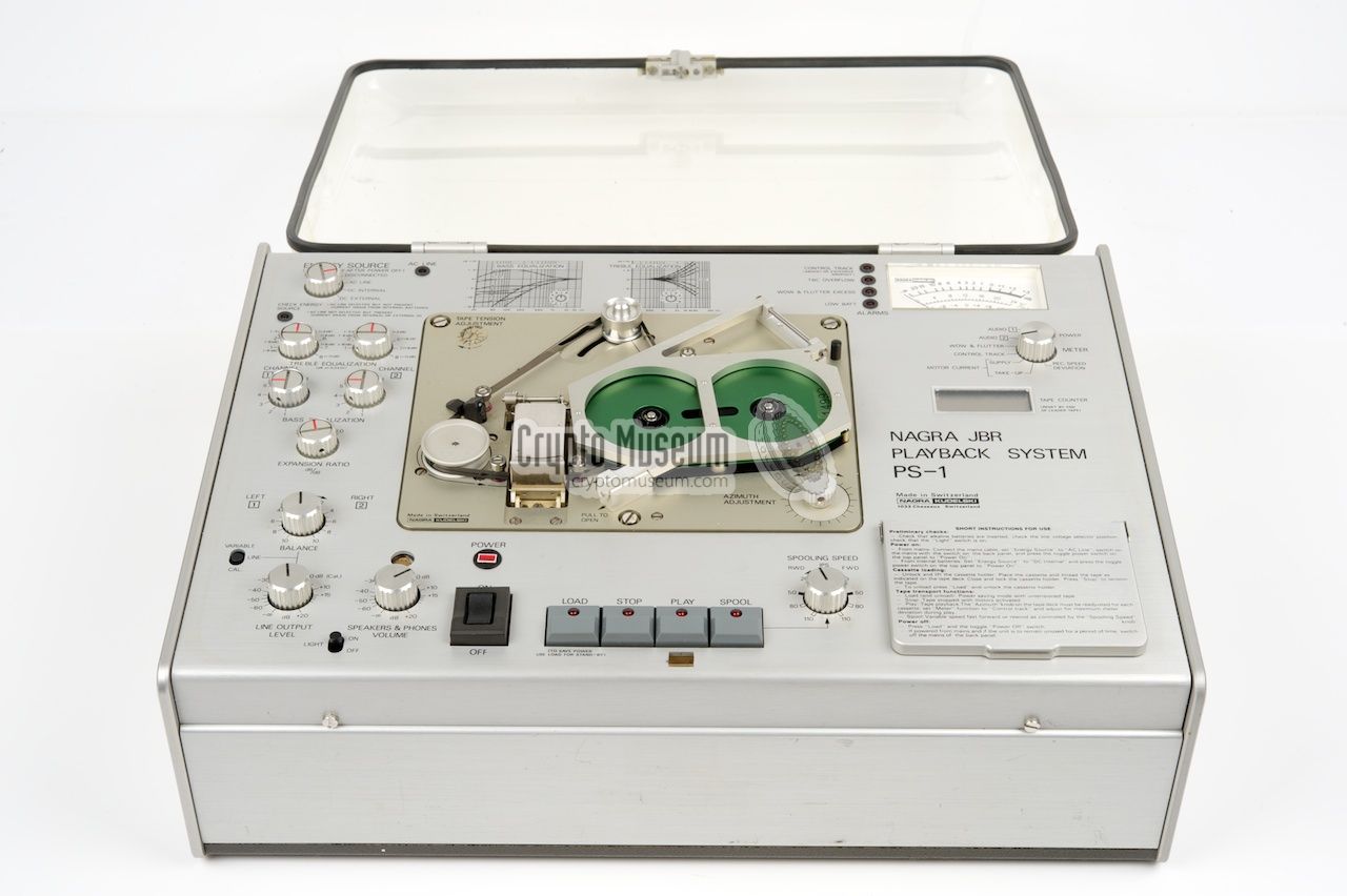 Nagra PS-1 with dust cover open