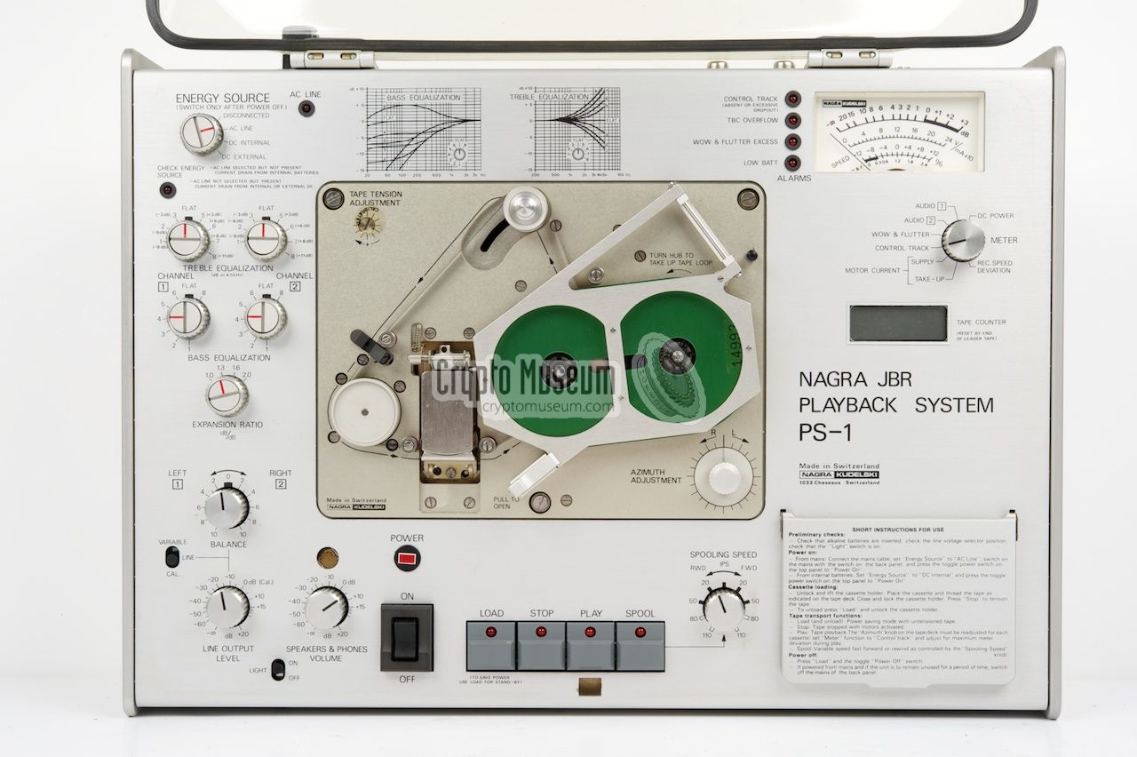 Top view of the Nagra PS-1