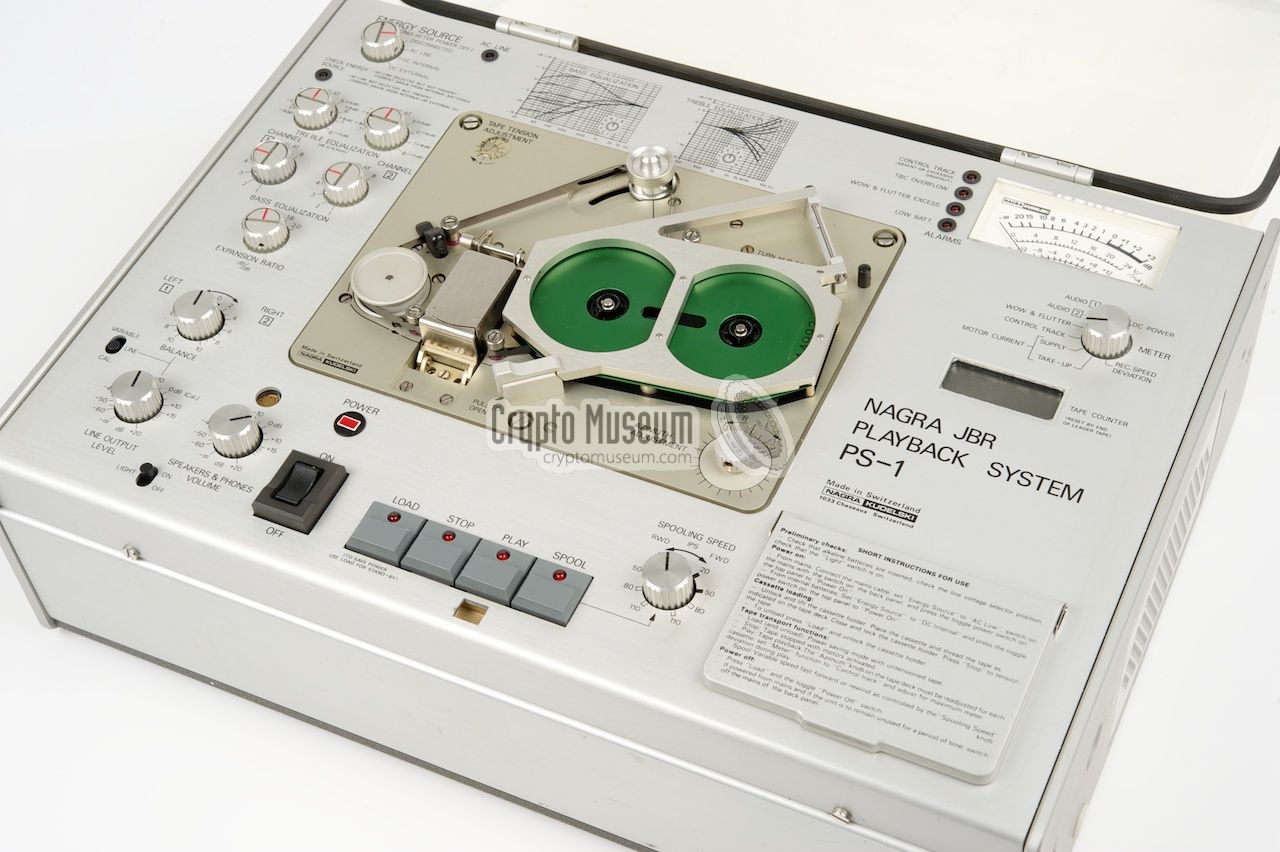 Nagra PS-1 playback system for JBR covert recorder