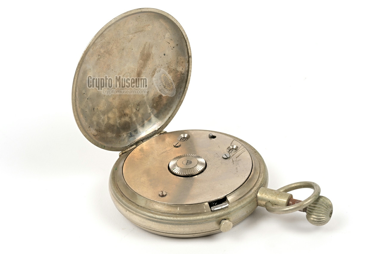 Rear side with open lid