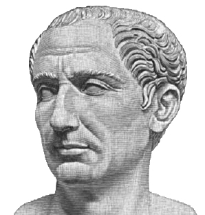 Image of Gaius Julius Caesar. Source: Wikipedia.