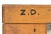 Text 'Z.D.' and extra case lock at the front of the case
