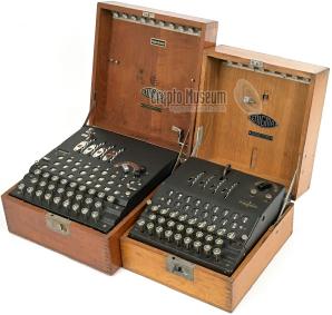 Enigma A28 (left) and G31 (right) - with opened cases