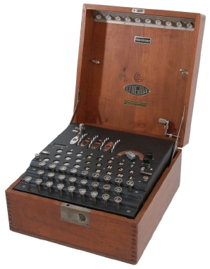 Zählwerk Enigma A865, built in 1928, the ancestor of the Enigma G