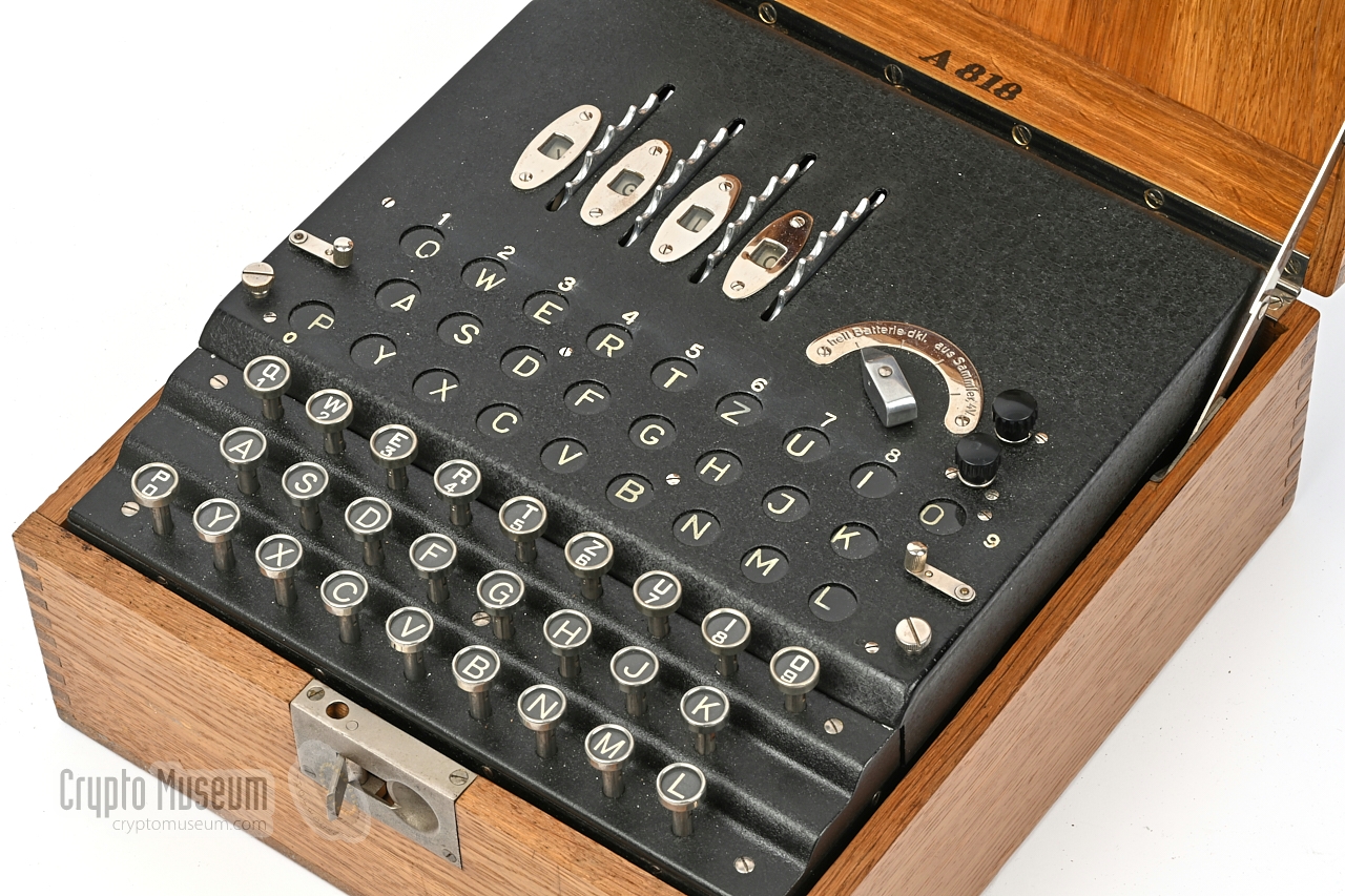 Enigma K (A27) with serial number A818