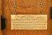 Message glued to the inside of the case lid