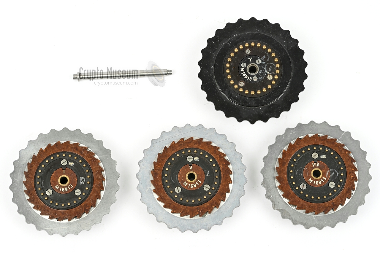 All four cipher wheels (right side)