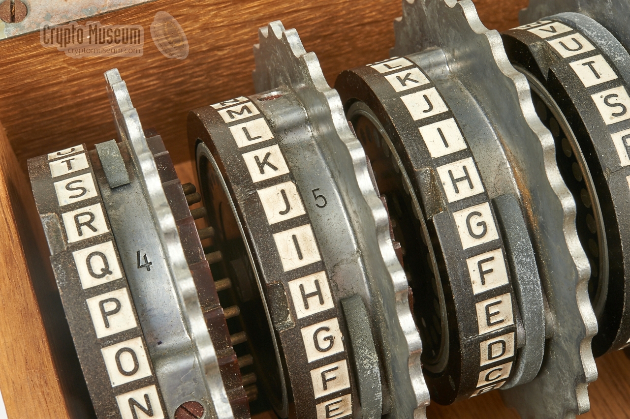 Naval Enigma wheels numbered 4 and 5