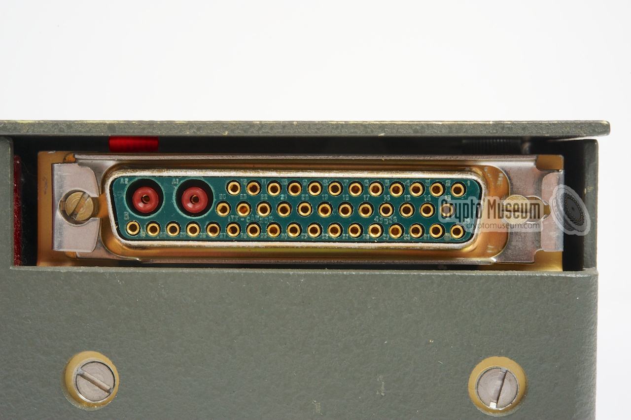 Connector at the rear of the main unit
