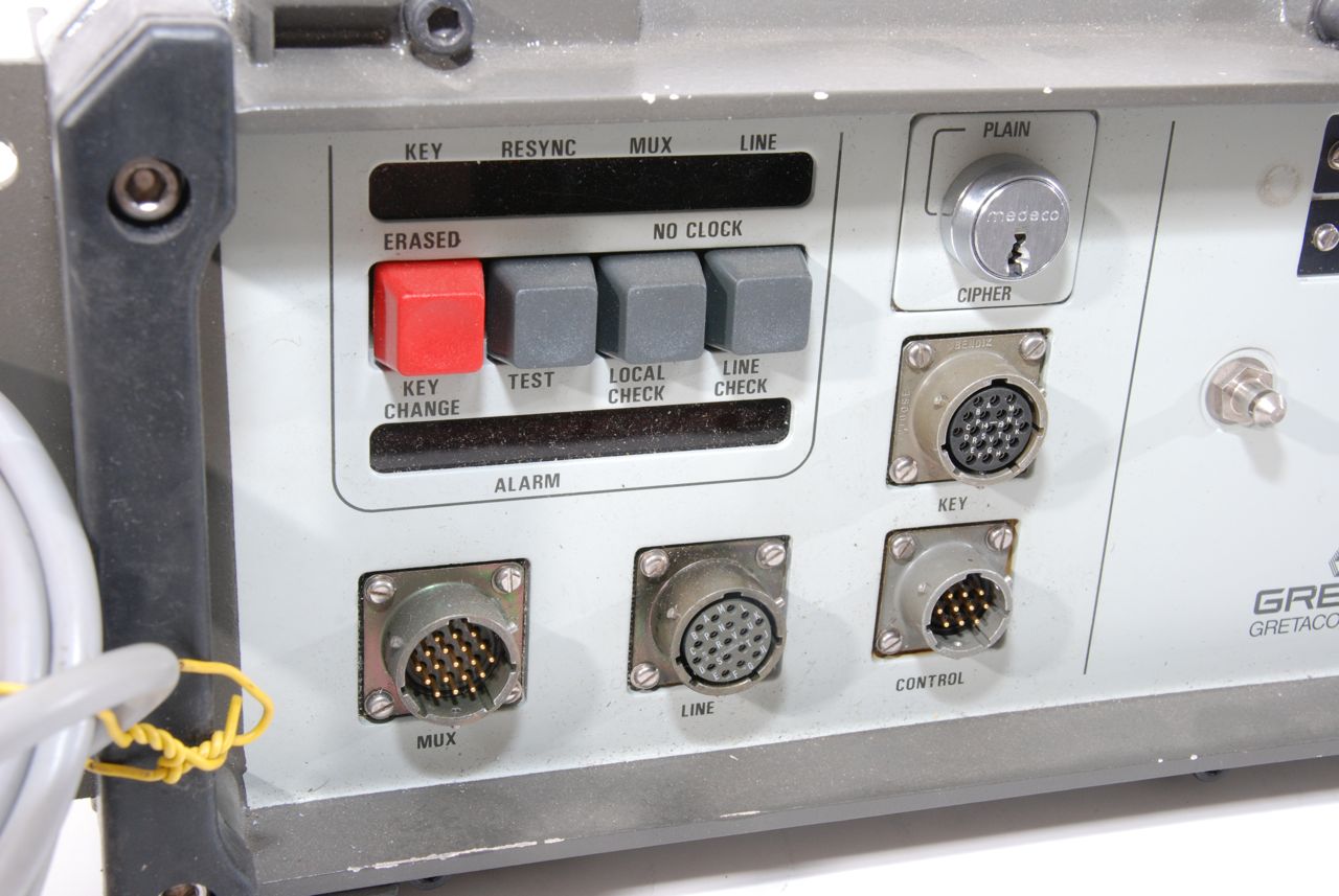 Close-up of the control panel