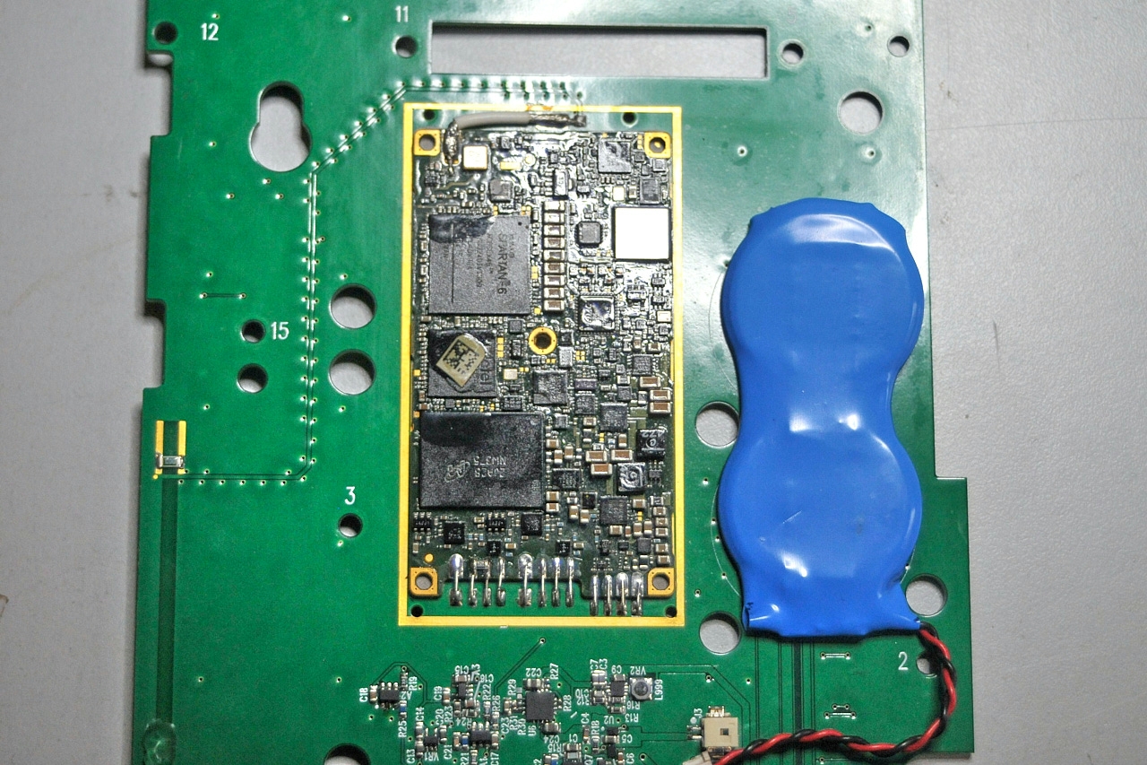 Replacement board with implant