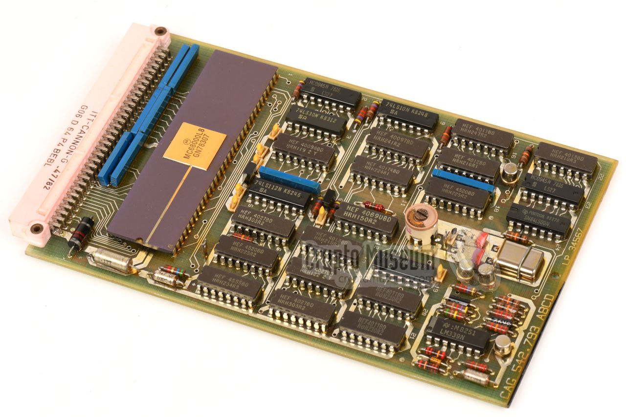 CPU board with Motorola 68000 processor