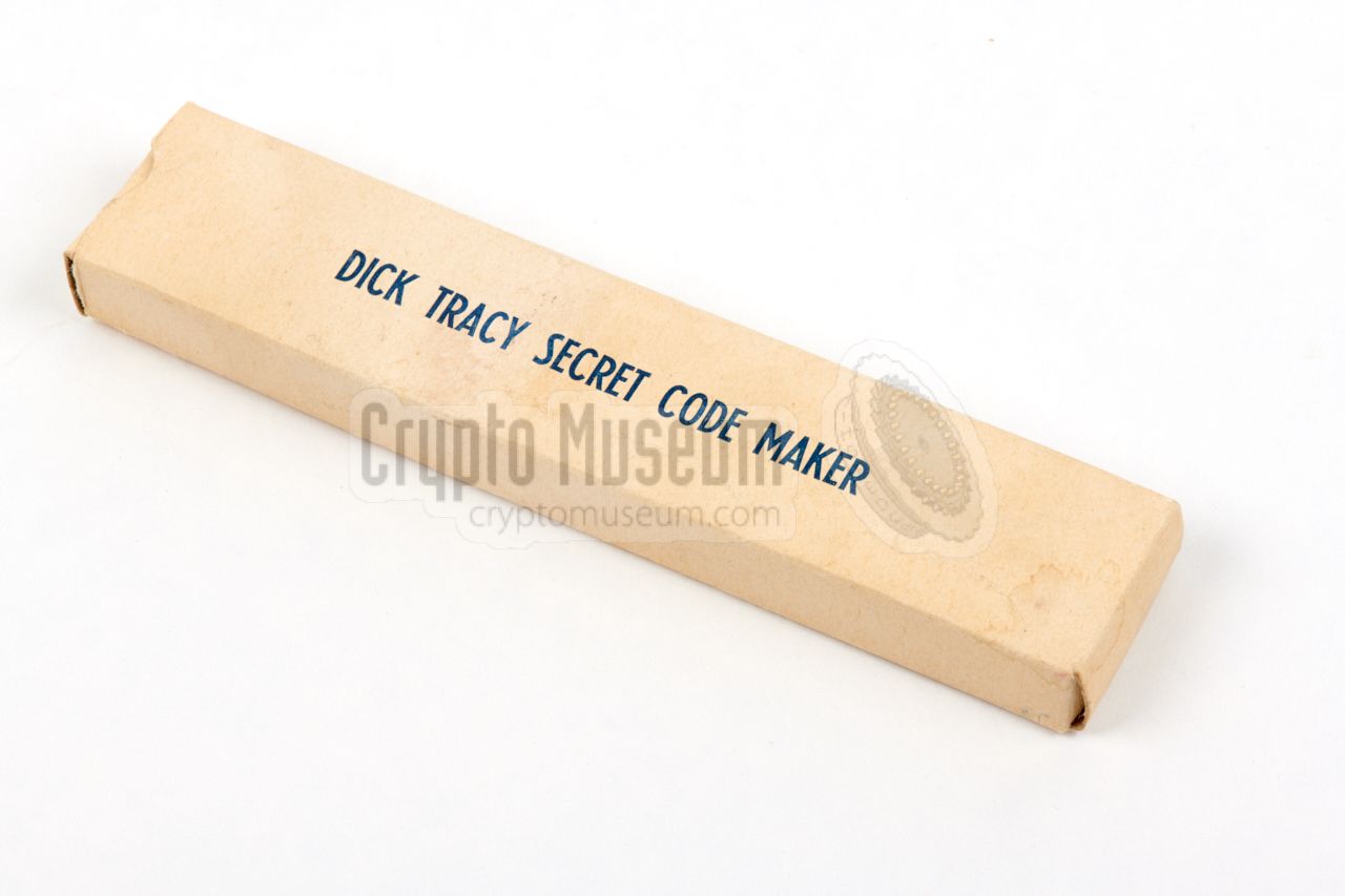 Dick Tracy Secret Code Maker in original packaging
