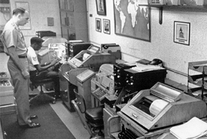 ETCRRM cipher machines, built by STK. Copyright UPI, 9 July 1976 [20].