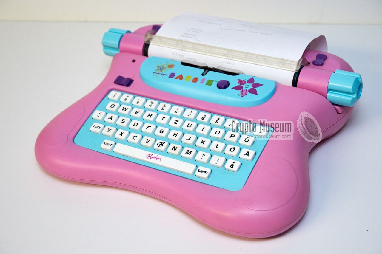 Barbie Typewriter E-117