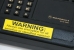Warning on the font panel