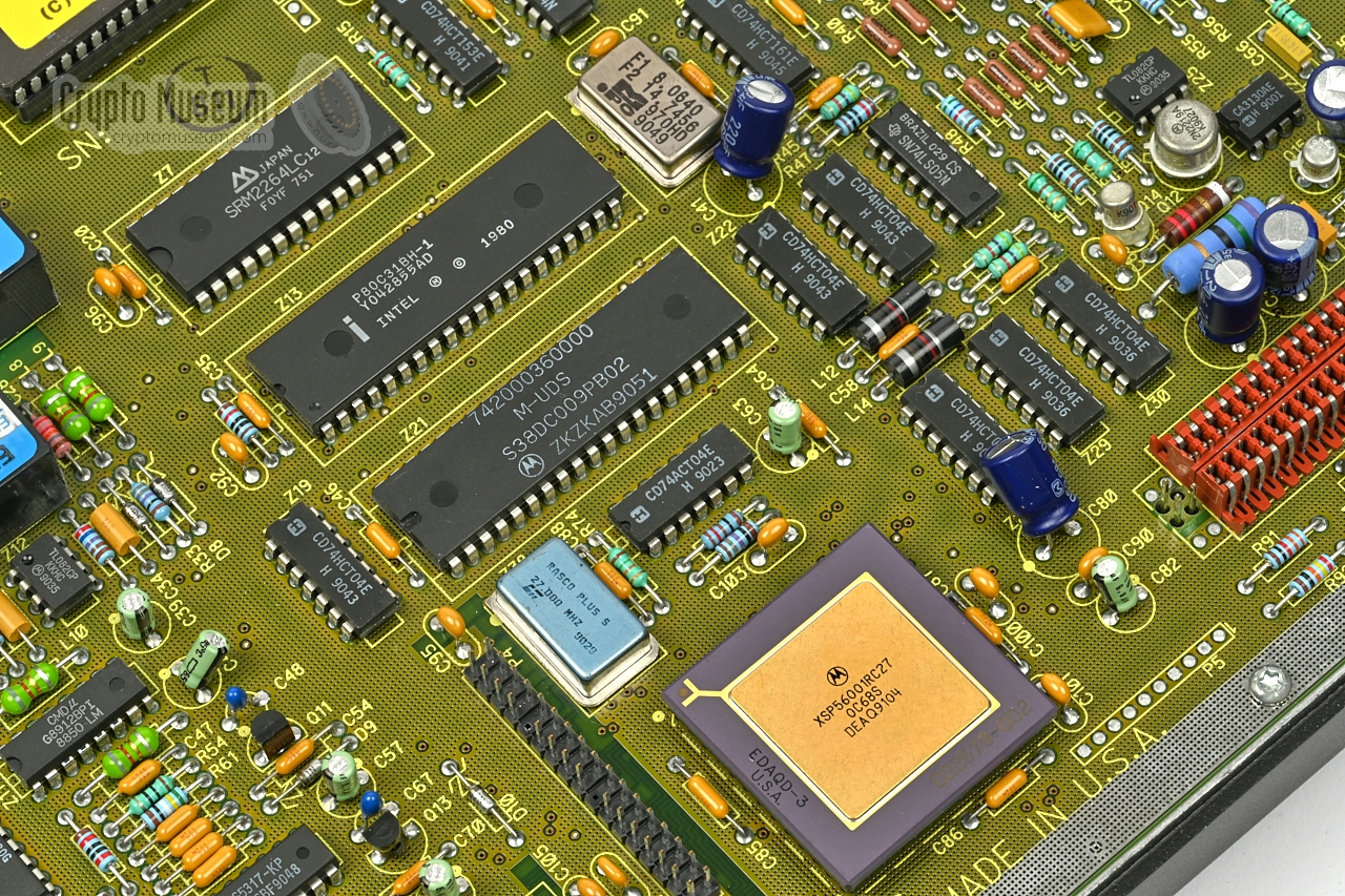 Intel 8031 controller with RAM and Motorola DSP
