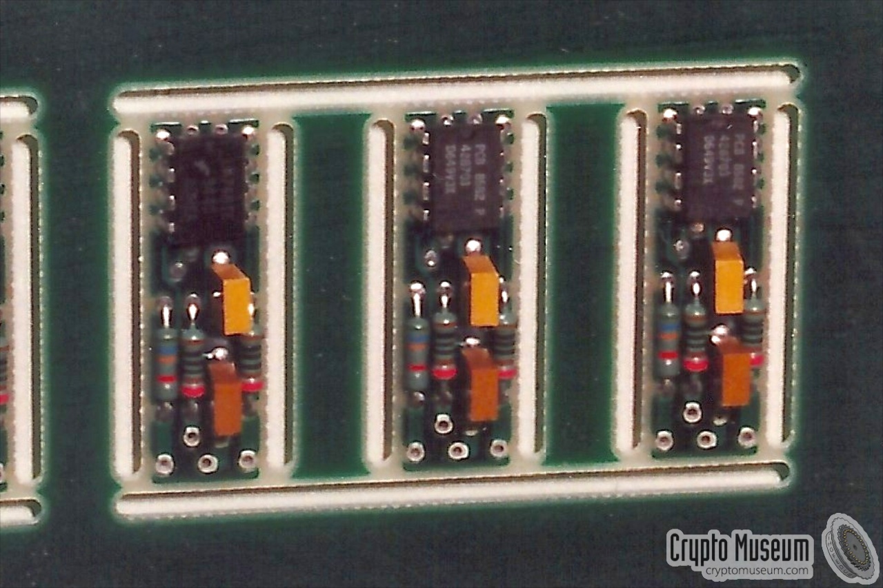 The PCB inside the CIK during production