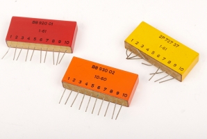 Examples of brightly coloured Series-1 circuit blocks