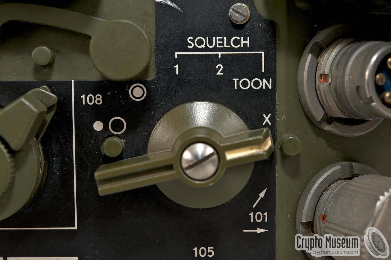 Close-up of the mode-selector