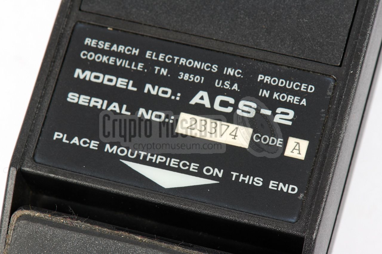 Model and serial number tag