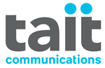Tait Communications logo. Copyright Tait Limited - New Zealand.