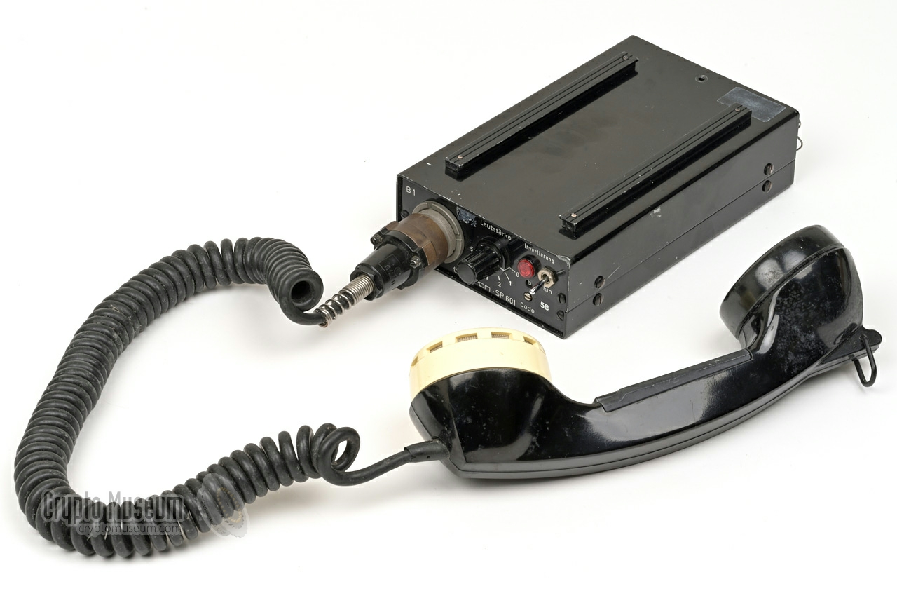 SP-601 with noise cancelling handset