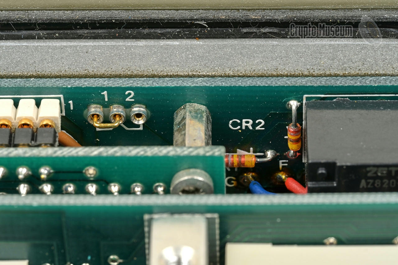 Configuration strap on the front panel PCB