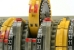Rotor-insert half-way installed, showing the two windows with the core positions