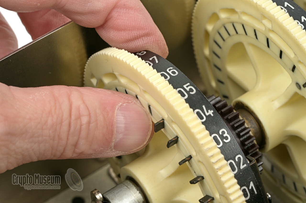 Pushing a pin to the right to make it inactive