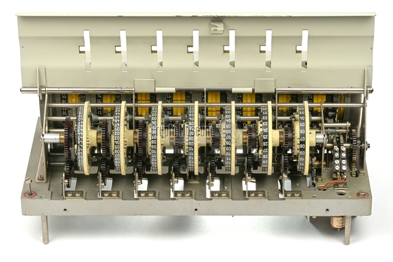 Interior with pin-wheels (seen from the top)