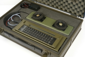 Close-up of the TST-3010 inside the briefcase