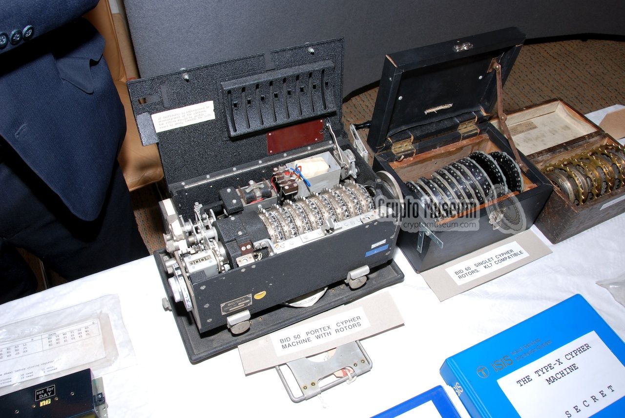 Portex cipher machine interior