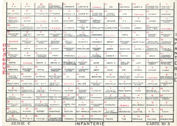 Belgian Slidex card number 3. Click for a close-up.