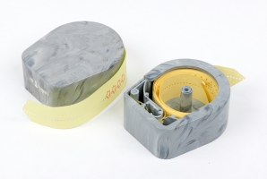 Grey key tape canister, plus cut-away